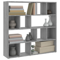Thumbnail for Bücherregal/Raumteiler Grau Sonoma 105x24x102 cm