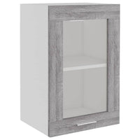 Thumbnail for Hängeschrank Glas Grau Sonoma 40x31x60 cm Holzwerkstoff