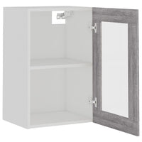 Thumbnail for Hängeschrank Glas Grau Sonoma 40x31x60 cm Holzwerkstoff