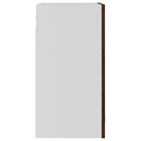 Thumbnail for Hängeschrank Glas Braun Eichen-Optik 40x31x60 cm Holzwerkstoff