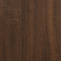 Thumbnail for Hängeschrank Glas Braun Eichen-Optik 40x31x60 cm Holzwerkstoff