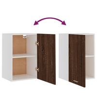 Thumbnail for Hängeschrank Braun Eichen-Optik 39,5x31x60 cm Holzwerkstoff