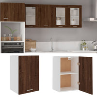 Thumbnail for Hängeschrank Braun Eichen-Optik 39,5x31x60 cm Holzwerkstoff