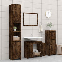 Thumbnail for Badschrank Räuchereiche 60x33x61 cm Holzwerkstoff