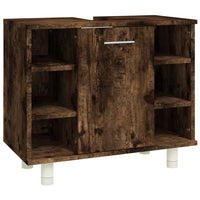 Thumbnail for Badschrank Räuchereiche 60x32x53,5 cm Holzwerkstoff