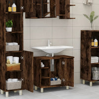 Thumbnail for Badschrank Räuchereiche 60x32x53,5 cm Holzwerkstoff