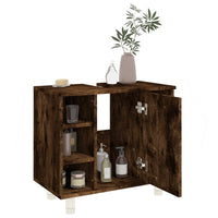 Thumbnail for Badschrank Räuchereiche 60x32x53,5 cm Holzwerkstoff