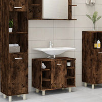 Thumbnail for Badschrank Räuchereiche 60x32x53,5 cm Holzwerkstoff