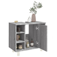 Thumbnail for Badschrank Grau Sonoma 60x32x53,5 cm Holzwerkstoff