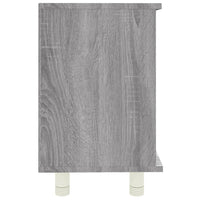 Thumbnail for Badschrank Grau Sonoma 60x32x53,5 cm Holzwerkstoff