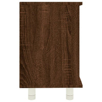 Thumbnail for Badschrank Braun Eichen-Optik 60x32x53,5 cm Holzwerkstoff