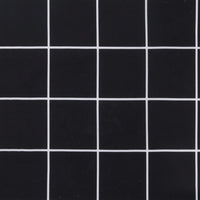 Thumbnail for Stuhlauflagen 2 Stk. Schwarz Karomuster 120x50x7 cm Stoff