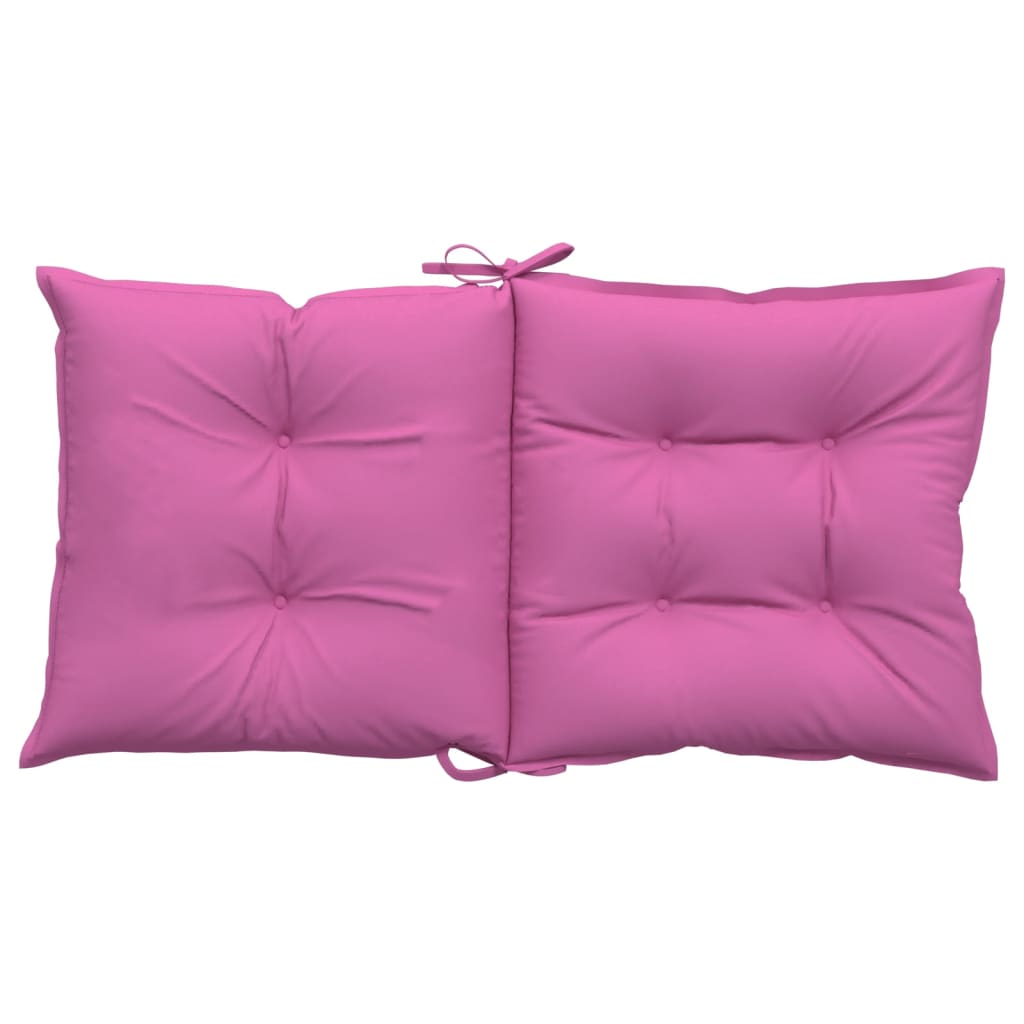 Gartenstuhlauflagen für Niedriglehner 4 Stk. Rosa 100x50x7 cm