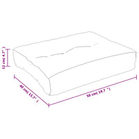 Thumbnail for Kissen für Palettensofa Rosa 50x40x12 cm Stoff
