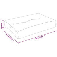 Thumbnail for Kissen für Palettensofa Rosa 60x40x12 cm Stoff
