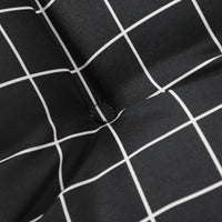 Thumbnail for Kissen für Palettensofa Schwarz Karomuster 120x40x12 cm Stoff