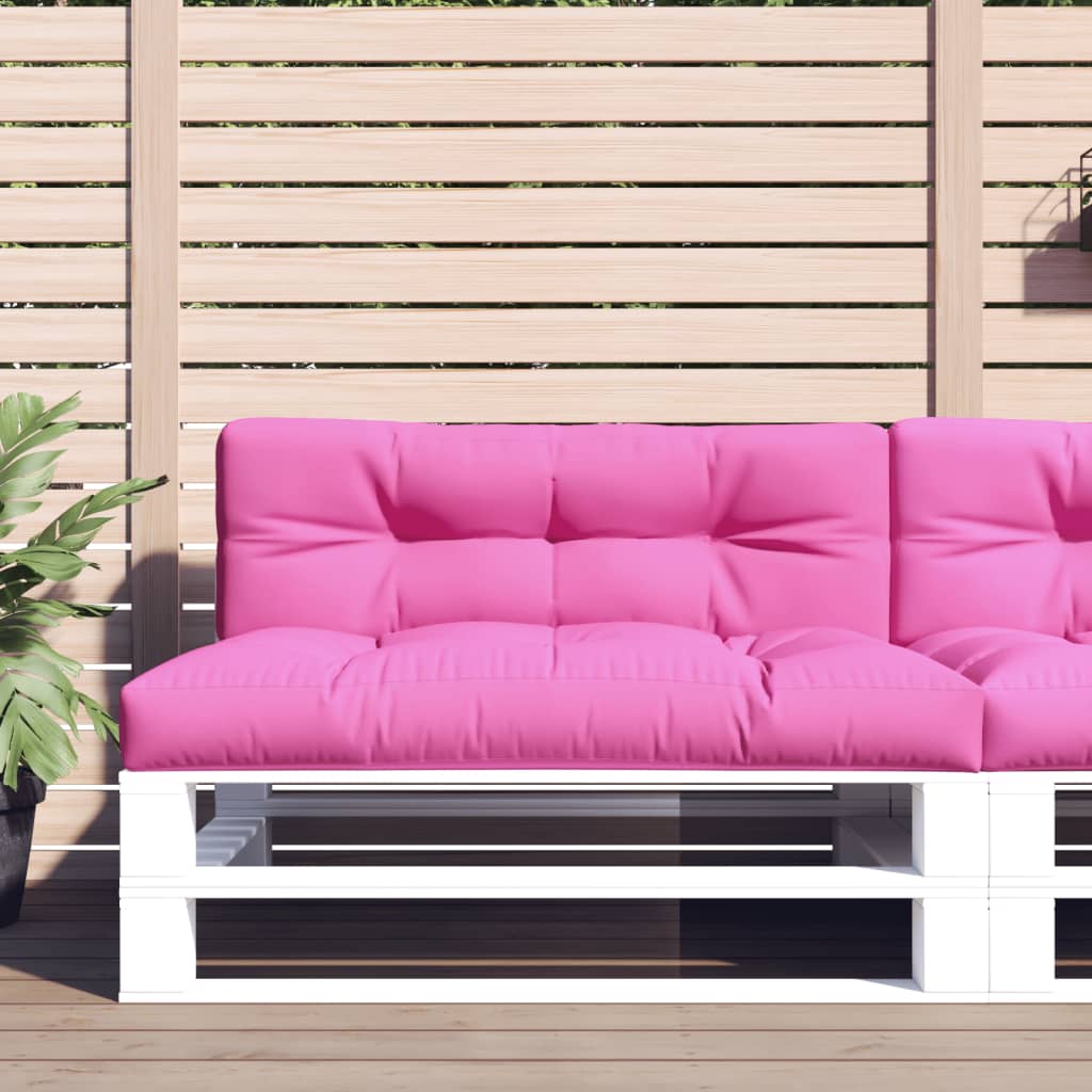 Palettenkissen Rosa 120x40x12 cm Stoff