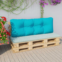 Thumbnail for Kissen für Palettensofa Türkis 120x40x12 cm Stoff