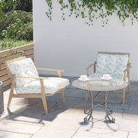 Thumbnail for Kissen für Palettensofa 2 Stk. Blatt-Motiv Stoff