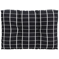 Thumbnail for Kissen für Palettensofa 2 Stk. Schwarz Karomuster Stoff