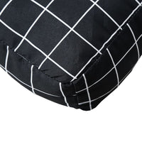 Thumbnail for Kissen für Palettensofa 2 Stk. Schwarz Karomuster Stoff