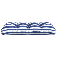 Thumbnail for Kissen für Palettensofa 2 Stk. Blau & Weiß Gestreift Stoff