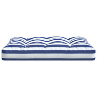 Thumbnail for Kissen für Palettensofa 2 Stk. Blau & Weiß Gestreift Stoff