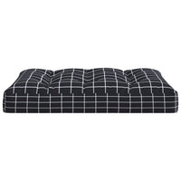 Thumbnail for Kissen für Palettensofa 2 Stk. Schwarz Karomuster Stoff