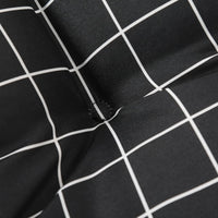 Thumbnail for Kissen für Palettensofa 2 Stk. Schwarz Karomuster Stoff