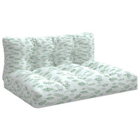 Thumbnail for Kissen für Palettensofa 2 Stk. Blatt-Motiv Stoff