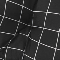 Thumbnail for Palettenkissen 2 Stk. Schwarz Karomuster Oxford-Gewebe