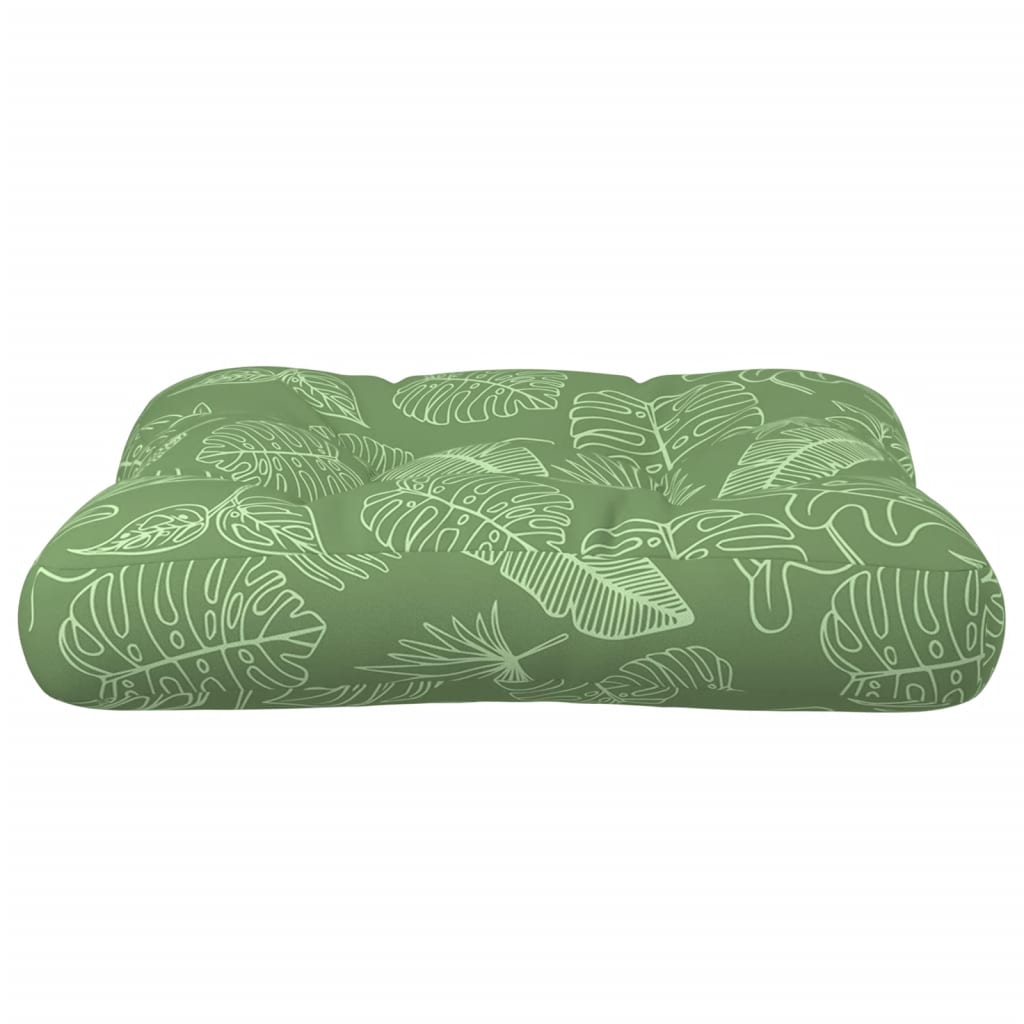 Palettenkissen Blattmuster 60x61,5x10 cm Oxford-Gewebe