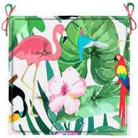 Thumbnail for Gartenstuhl-Kissen 4 Stk. Mehrfarbig 40x40x3 cm Stoff