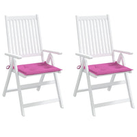 Thumbnail for Gartenstuhl-Kissen 2 Stk. Rosa 40x40x3 cm Stoff