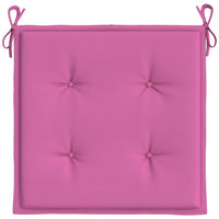 Thumbnail for Gartenstuhl-Kissen 2 Stk. Rosa 40x40x3 cm Stoff