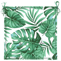 Thumbnail for Sitzkissen 2 Stk. Blattmuster 50x50x3 cm Stoff