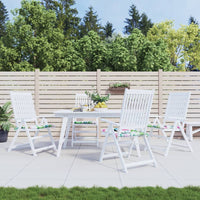 Thumbnail for Gartenstuhl-Kissen 4 Stk. Mehrfarbig 50x50x3 cm Stoff
