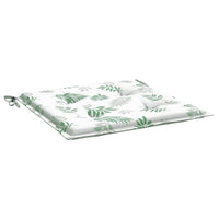 Thumbnail for Gartenstuhl-Kissen 6 Stk. Blattmuster 50x50x3 cm Stoff