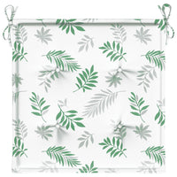 Thumbnail for Gartenstuhl-Kissen 6 Stk. Blattmuster 50x50x3 cm Stoff