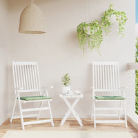 Thumbnail for Gartenstuhl-Kissen 2 Stk. Blattmuster 50x50x3 cm Stoff
