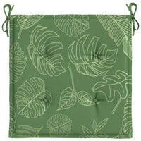 Thumbnail for Gartenstuhl-Kissen 6 Stk. Blattmuster 50x50x3 cm Stoff