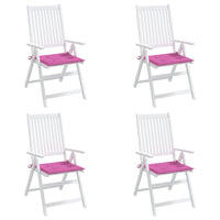 Thumbnail for Gartenstuhl-Kissen 4 Stk. Rosa 50x50x3 cm Stoff