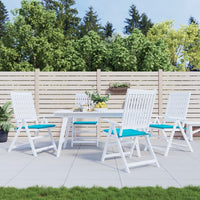 Thumbnail for Gartenstuhl-Kissen 4 Stk. Türkis 50x50x3 cm Stoff