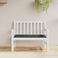 Thumbnail for Gartenbank-Auflage Schwarz Karomuster 100x50x3 cm Oxford-Gewebe