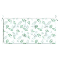 Thumbnail for Gartenbank-Auflage Blattmuster 100x50x3 cm Oxford-Gewebe