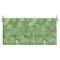 Thumbnail for Gartenbank-Auflage Blattmuster 100x50x3 cm Oxford-Gewebe