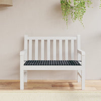 Thumbnail for Gartenbank-Auflage Schwarz Karomuster 120x50x3 cm Oxford-Gewebe