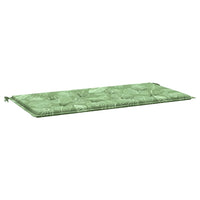 Thumbnail for Gartenbank-Auflage Blattmuster 120x50x3 cm Oxford-Gewebe