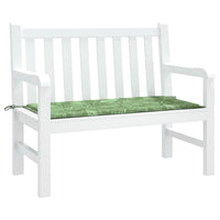 Thumbnail for Gartenbank-Auflage Blattmuster 120x50x3 cm Oxford-Gewebe