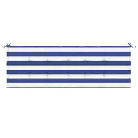 Thumbnail for Gartenbank-Auflage Blau&Weiß Gestreift 150x50x3cm Oxford-Gewebe